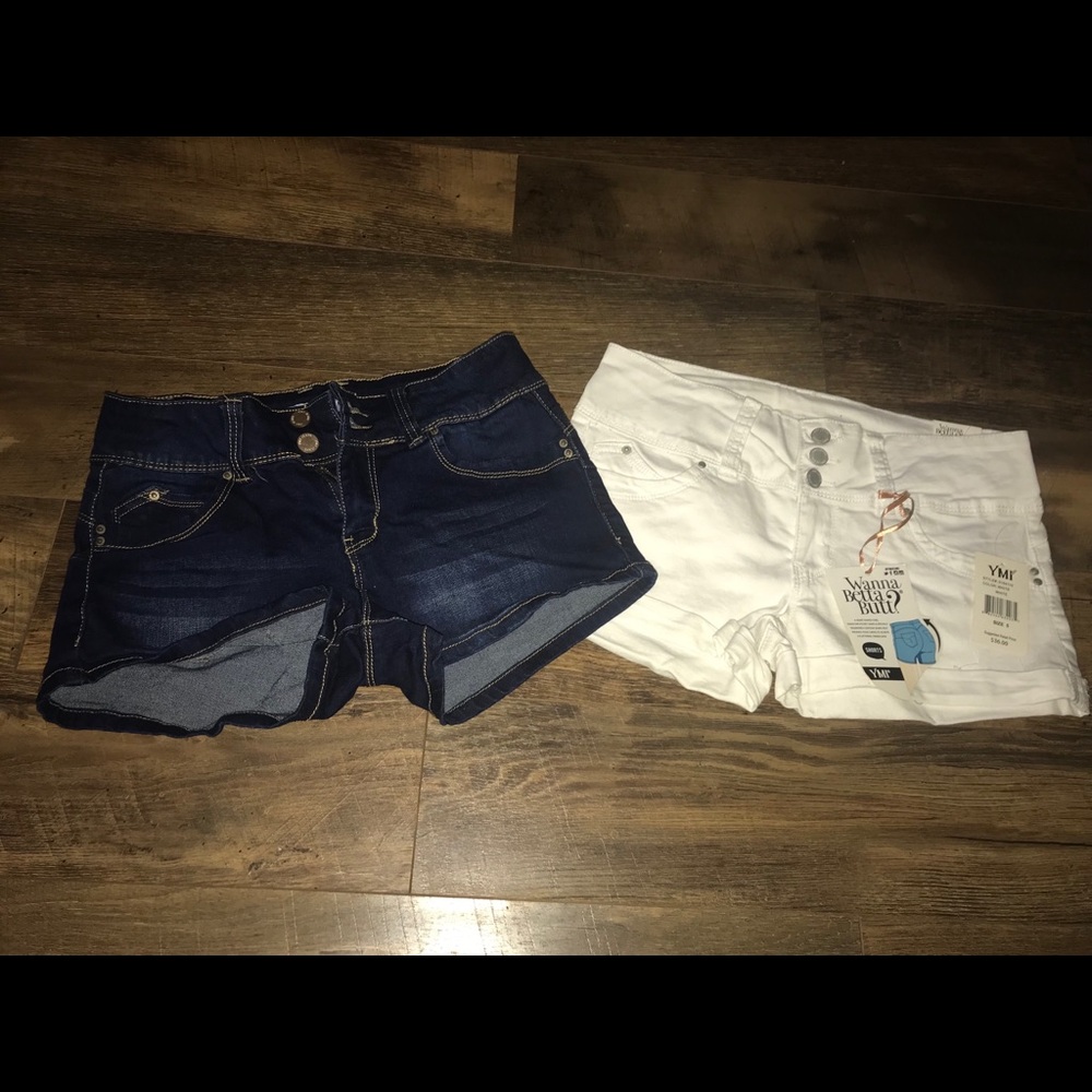 LOT Two Pair of YMI Jean Shorts